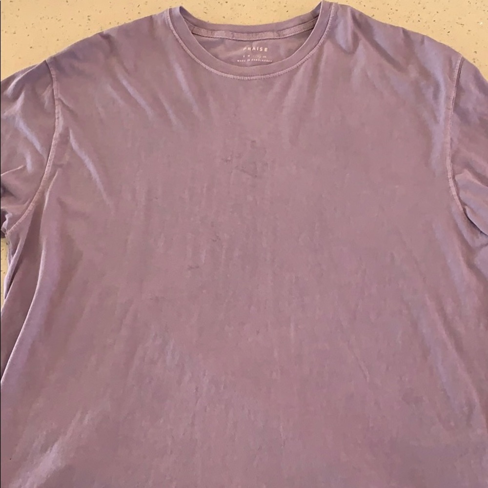 Lavender PRAISE tee shirt